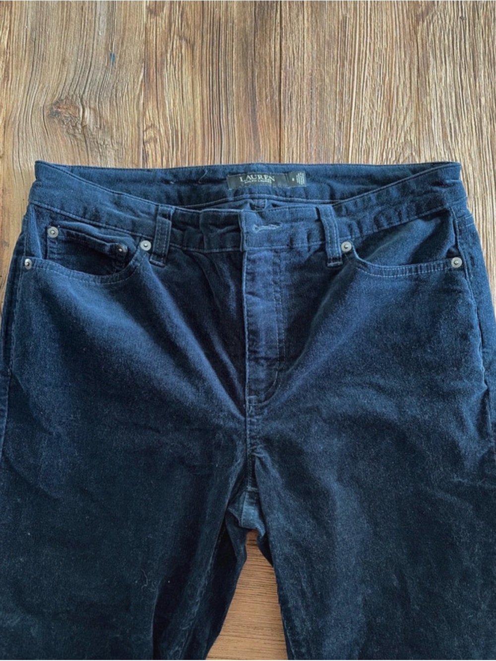 Lauren Ralph Lauren Men's Dark Navy Corduroy Trousers